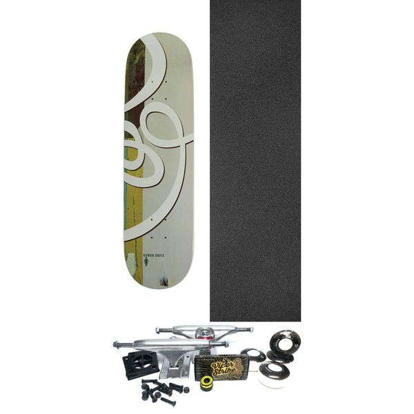 Girl Skateboards Rowan Davis Jenkins 30 Swirls Skateboard Deck - 8.5" x 32" - Complete Skateboard Bundle